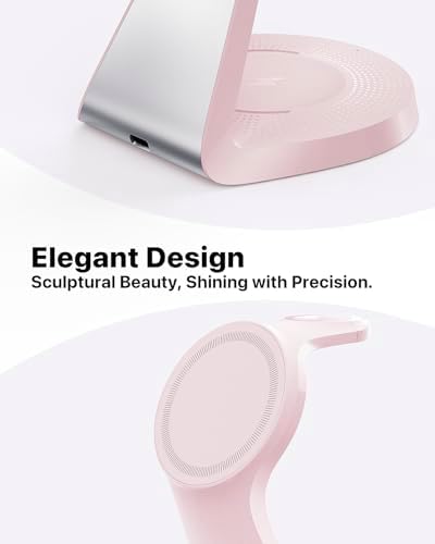 Ultimate 3-in-1 Mag Safe Charging Station for Apple Devices – Fast Wireless Charger for i Phone 16/15/14/13/12, Air Pods & Apple Watch with USB-C Compatibility – Sleek, Space-Saving Design for Home and Office Use