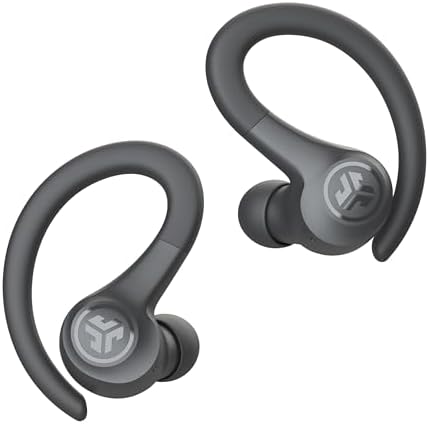 JLab Go Sport+ Wireless Workout Earbuds – Unrivaled 35+ Hour Bluetooth Battery Life, C3 Clear Calling Technology for Distinct Conversations, and Secure Earhook Design for Unyielding Stability During Workouts – Elevate Your Sound Experience with 3 Adjustable EQ Settings and Broad Device Compatibility in Sleek Graphite Finish