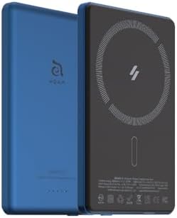 ADAM ELEMENTS Gravity C5 Magnetic Wireless Power Bank – Ultra-Fast Charging for i Phone 12-16 & Air Pods – Sleek Red Design, Effortless Magnetic Alignment, Lightweight & Portable Charging Solution for On-the-Go Users