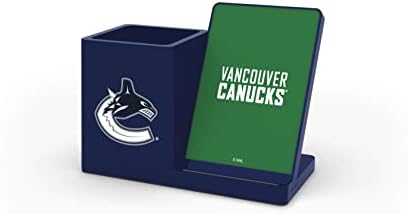 SOAR NHL Wireless Charging Station and Desk Organizer – Premium Qi Fast Charger with Team Logo for Sports Fans, Sleek Accessory Holder for a Tidy Workspace, Perfect for Phones and Essentials