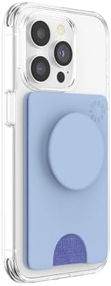 Cobalt Pop Sockets Phone Wallet: Premium Card Holder with Expanding Grip and Mag Safe Compatibility for Effortless Wireless Charging – The Perfect Accessory for On-the-Go Mobile Users Seeking Style and Functionality