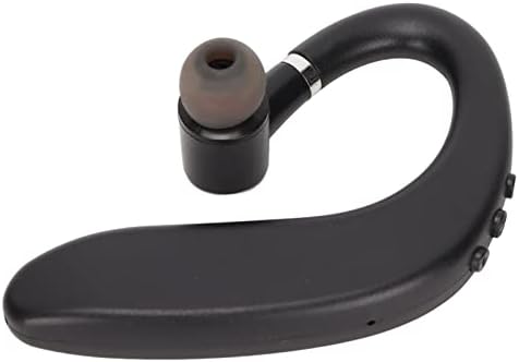 Single Ear Bluetooth V5.2 Wireless Earphones – Ergonomic Waterproof Headset for Professionals on the Move – Extended Battery Life & Effortless Device Compatibility for Hands-Free Communication