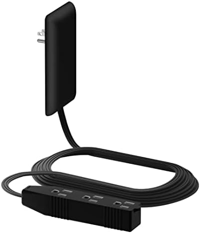 LIDER Ultra-Thin Flat-Face Outlet Extender with 3 Receptacles – Space-Saving Power Strip with 3 ft Cord, ETL-Listed for Safety, Sleek White Design for Modern Interiors – Perfect Solution for Enhanced Device Charging and Versatile Placement