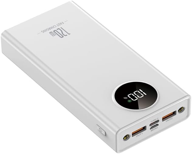 Ultra-Fast Charging 20000 m Ah Portable Power Bank | PD 20 W Quick Charge with Stylish LCD Display | Universal Compatibility for i Phone 16/15/14/13 Pro, Samsung Galaxy, Google Pixel & More | Sleek Mirror Finish for Scratch Resistance | Lightweight, Airline-Friendly Design for Travel | Charge Up to 3 Devices Simultaneously with Multiple Outputs | High-Brightness LED Indicator for Battery Status | Perfect for On-the-Go Power Needs and Daily Use