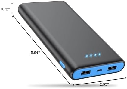 High-Capacity 25,800 m Ah Portable Charger Power Bank – Fast USB C Charging with Intelligent Smart IC, 3 USB Ports for Multi-Device Support – Ideal for i Phone 16/15/14, Galaxy, & Android – Reliable Power On-the-Go