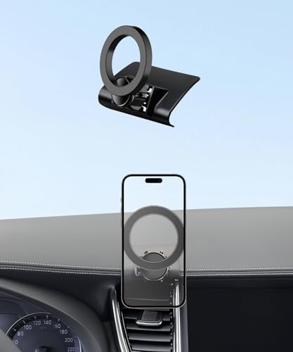 Innovative 360° Rotating Phone Holder for Infiniti QX50 (2019-2025) & QX55 (2022-2025) – Mag Safe Compatible Mount for Optimal Airflow and Effortless Navigation – Durable, Tool-Free Installation Cradle for Enhanced Safety and Stylish Integration in Your Vehicle