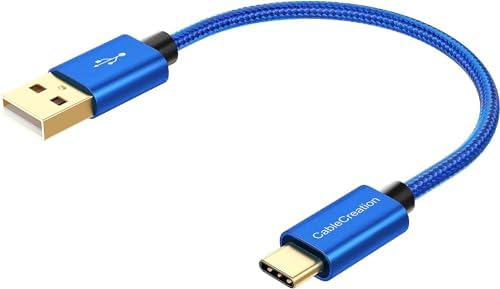 Compact USB C Cable Duo – 0.5 FT Braided Fast Charging Cables for Seamless Data Transfer | 3 A Power & 480 Mbps Speed | Ultimate Compatibility for Mac Book Air, Galaxy S22 Ultra, Stylus Pen, and More | Durable Design | Ideal for On-the-Go Connectivity