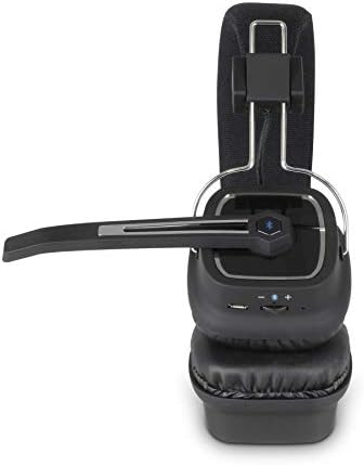 Ultimate Aluratek Bluetooth 5.0 Over-Ear Headphones with Boom Microphone – Experience Unmatched Sound Quality and Enhanced Call Clarity – Advanced Noise Cancellation for Music Lovers and Professionals – Long Battery Life for All-Day Use – Versatile Compatibility with PCs, Laptops, Mac, Tablets, and Smartphones – Your Go-To Wireless Audio Solution for Home and On-the-Go Enjoyment