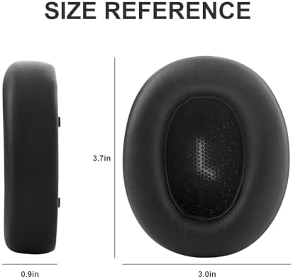 Upgrade Your JBL Everest Elite 750 NC Headphones with Luxurious Memory Foam Ear Pads – Soft Protein Leather Noise Isolation Cushions for Enhanced Comfort and Immersive Sound Quality – Durable Over-Ear Replacement Earpads in Sleek Black