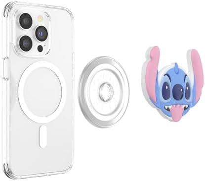 Stylish Lilo & Stitch Pop Socket Grip with Kickstand – Versatile One-Handed Phone Holder for Seamless Use and Enhanced Compatibility across Devices – Effortless Style and Functionality in a Durable Accessory for i Phone, Samsung, and More – Perfect for Wireless Charging and Swappable Designs – Ideal Anti-Drop Solution for Everyday Convenience