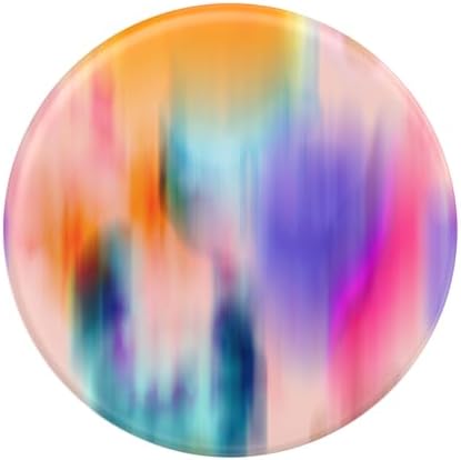 Vibrant Mag Safe Rainbow Glass Pop Socket Grip & Stand – Secure Hands-Free Kickstand for Effortless Wireless Charging and Enhanced Smartphone Functionality