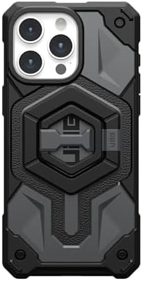 URBAN ARMOR GEAR UAG Magnetic Phone Ring Stand | Sleek Black Design for i Phone 16/15 & Galaxy S25/S24 | Mag Safe-Compatible 360° Adjustable Kickstand | Enhanced Security with Removable Metal Grip | Ultimate Convenience for Hands-Free Use and Stylish Protection