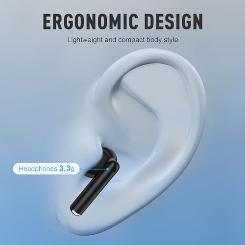 ZIPFORCE Bluetooth 5.3 True Wireless Earbuds with ENC Microphones – IPX6 Waterproof, Lightweight Design, 40-Hour Playtime, Touch Control Headphones for Seamless Audio Experience and Crystal-Clear Calls