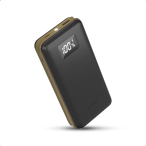 imuto 20000 m Ah Ultra-Fast Charging Power Bank – 22.5 W Portable USB C PD3.0 & QC 4.0 Compatible External Battery Pack with LED Display – Ideal for i Phone 15/14/13/12 Pro, i Pad, Samsung Galaxy, Google Pixel, and LG Devices – Lightweight & Travel-Friendly Power Solution for On-the-Go Users