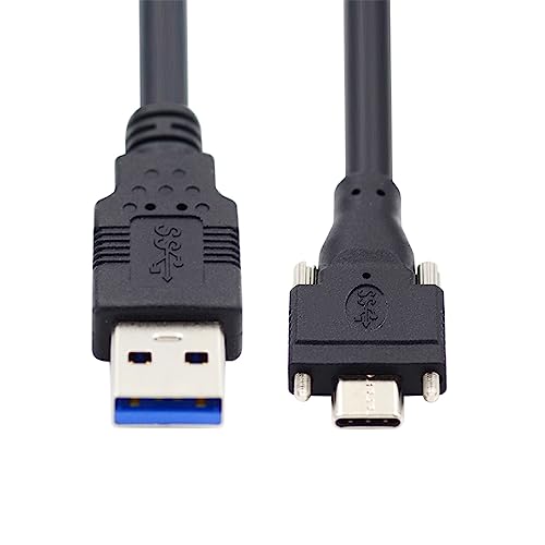Experience Unmatched Data Transfer with xiwai 5-Meter USB 3.1 Type-C Dual Screws Locking Cable – Perfect for Camera Recorders & Enhanced Device Compatibility – High-Speed USB 3.0 Connectivity for Professionals and Enthusiasts