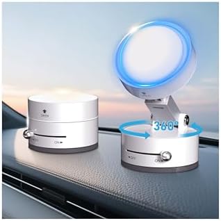 Magnetic Car Phone Mount – Ultra Strong Vacuum Suction Phone Holder for Dashboard/Windshield, Foldable 360° Adjustable Car Phone Mount Compatible with iPhone 16/15/14 & All Smartphones-817001A – Enhanced Compatibility and Speed