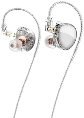 Phinistec Hi Fi Wired Earbuds – Premium 10 mm Dynamic Bass-Driven Earphones for Unmatched Audio Experience, Customizable Detachable Cable, Sleek White Finish, Perfect for Music Enthusiasts and Gamers Alike