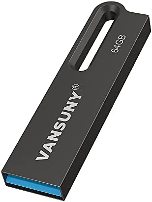 Vansuny 256 GB USB 3.0 Flash Drive – Ultra-Fast Waterproof Metal Memory Stick for Seamless Data Transfer Across All Devices, Perfect Portable Solution for Professionals & Everyday Users