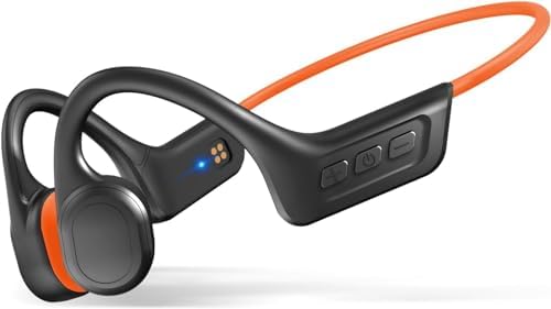 Advanced Bone Conduction Wireless Headphones – IPX7 Waterproof Earbuds with Bluetooth 5.3 for Active Athletes – 10-Hour Playtime, Built-in Mic, Ideal for Running, Cycling, and Hiking – Experience Sound Without Isolation