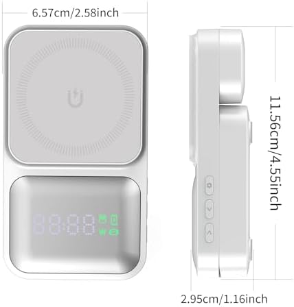 3-in-1 Wireless Charging Dock for Apple Watch, i Phone, and Air Pods – Fast, Efficient Multi-Device Charger Station for Enhanced Compatibility (Black)