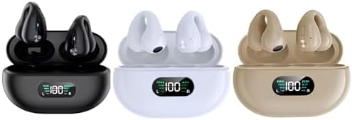 Advanced Wireless Bluetooth Earbuds with Customizable Sound Profile – 20 Hours of Playtime, Superior Noise Cancellation, and Ergonomic Design for Ultimate Comfort – Compatible with i Phone and Samsung – Sleek White Finish with LED Battery Indicator for Modern Audiophiles