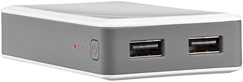 Ventev Powercell 6000 Ultra-Compact Portable Power Bank | Dual USB Charging with Rapid Charge Technology | 6000 m Ah Battery for Smartphones, Tablets, and Headsets | Lightweight, Durable, and Travel-Ready Power Solution