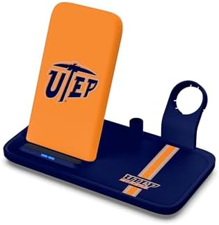 SOAR NCAA 4-in-1 Wireless Charging Docking Station: Rapid Charge Solution for i Phone, Apple Watch, Air Pods & Apple Pencil – Official NCAA Design for Ultimate Fan Experience and Device Compatibility