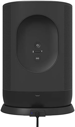 Efficient Charging Dock for Sonos Move Gen 1 & 2 – 45 W Power Adapter Included – Modern Design for Optimal Audio Experience and Quick Power Access