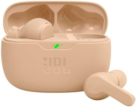 JBL Vibe Beam True Wireless Earbuds – Experience Deep Bass Immersion with Bluetooth 5.2, Water & Dust Resistance, Hands-Free Voice Aware Calling, and Up to 32 Hours of Battery Life – Perfect for On-the-Go Audio Enthusiasts
