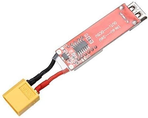 XT60 to USB Charging Adapter with Real-Time Voltage Monitor – High-Speed Power Solution for i Phone & Android Devices, Perfect for Lipo Battery Applications and RC Model Enhancements, Lightweight & Durable Design