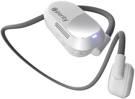 Purity Air Open Ear Headphones – Advanced True Air Conduction Wireless Bluetooth Earbuds with Dual Mic for Clear Calls – Ergonomic, Sweat-Resistant Design for Active Lifestyles – Compatible with i Phone & Android – Ultimate Comfort and Audio Awareness