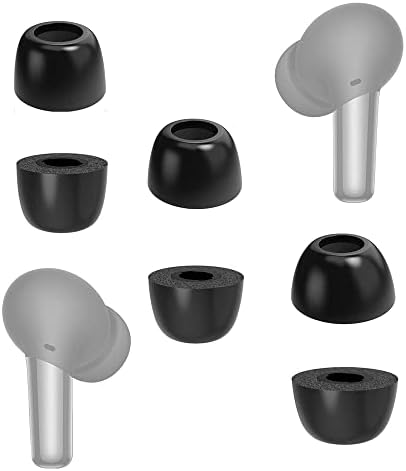 Upgrade Your Audio Experience with Premium Memory Foam Eartips for One Plus Buds Pro, Pro 2, 3 & Pro 3 – Ultimate Comfort and Noise Isolation Solution for Enhanced Listening Quality and Versatile Compatibility