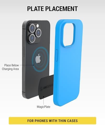Scosche MRK2 PK-UB Universal Magnetic Phone Mount Metal Plate Kit – Essential Replacement for Secure Smartphone Holding in Vehicles – Enhanced Compatibility with All Devices & Cases – Pack of 2 Durable, Sleek Black Plates for Effortless Installation and Reliable Hands-Free Navigation