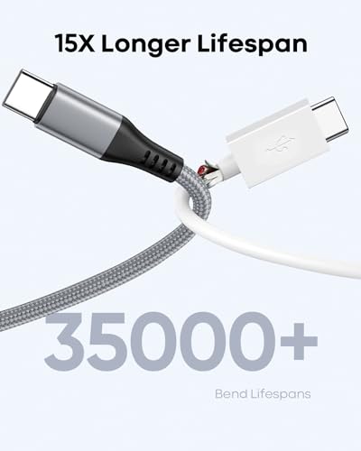 Experience the Ultimate Charging Freedom with Our 20 FT USB C to USB C Cable – Fast 60 W Power Delivery for Galaxy, Mac Book, i Pad Pro, and More – Durable Nylon Braided Design for Maximum Longevity and Enhanced Compatibility – Perfect for Gaming, Streaming, and Multi-Device Use – Effortless Connectivity Anywhere, Anytime!