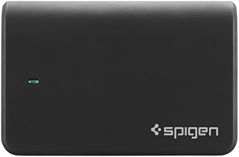 Spigen F204 4-Port USB Wall Charger – Rapid Charging Station for i Phone, Galaxy, Tablets & USB Devices – Compact, Portable & Surge-Protected Power Hub for Home, Office & Travel