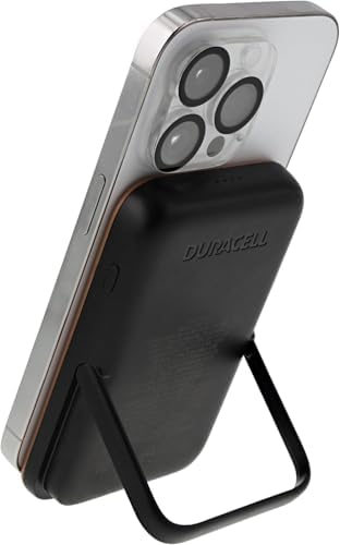 DURACELL 5,000 m Ah Mobile Power Bank – Ultra-Fast Charging for i Phone, i Pad, Samsung, and Android Devices | TSA Compliant for Travel Convenience | Mag-Safe Compatible | Compact & Lightweight Portable Charger for On-the-Go Power Solutions