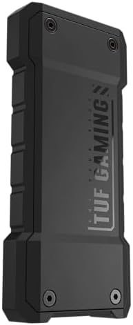 ASUS TUF Gaming A1 External M.2 NVMe SATA PCIe SSD Enclosure – Ultra-Fast USB-C Storage Solution with M.2 Q-Latch, IP68 Waterproof & Dustproof Design, Perfect for PS5 and Xbox Gamers, Enhanced Drop Resistance, Sleek Black Finish for Optimal Performance and Reliability