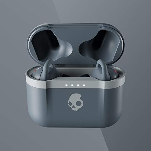 Skullcandy Indy Evo Wireless Earbuds – 30-Hour Battery Life, IP55 Sweat Resistant, Universal Compatibility for i Phone & Android – Touch Control Bluetooth Headphones in Grey for All-Day Comfort and Premium Sound Experience
