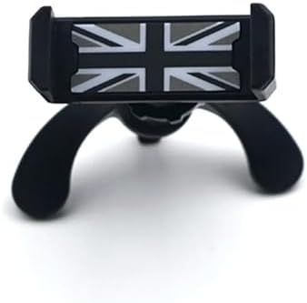 Union Jack-Themed Air Vent Smartphone Holder for Mini Cooper R-Series – Stylish, Secure 360-Degree Rotating Car Cradle with Universal Compatibility for Enhanced Driving Safety and Hands-Free Navigation