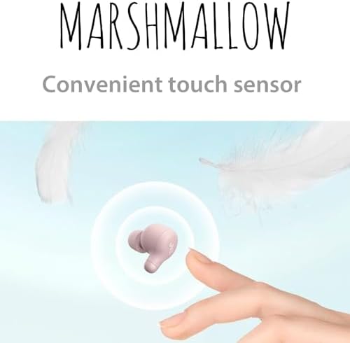 JVC Marshmallow True Wireless Earbuds with Bluetooth 5.3 – 28 Hours Playtime, Comfortable Memory Foam Design, IPX4 Water-Resistant, Built-in Mic, Ultra-Compact Charging Case for i Phone & Android Users – Perfect for Active Lifestyles and Everyday Use
