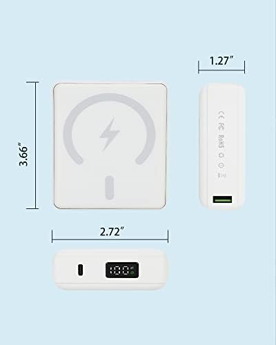Ultimate Mag-Safe Wireless Power Bank – 20000 m Ah Fast Charging Battery Pack for i Phone 16/15/14/13/12 Series – Sleek Portable Charger with 20 W Output – Versatile Backup Power Solution for On-the-Go Charging – Enhanced Compatibility & Stylish Design