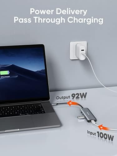 Unlock Ultimate Connectivity with the 7-in-1 USB C Hub 4 K 60 Hz | Cable Creation Multiport Adapter for Seamless 1 Gbps Ethernet, Stunning HDMI Display, Dual USB 3.0 Ports, 100 W PD Charging & SD/TF Card Support – Perfect for Mac Book Pro, i Pad Pro & Steam Deck Users!