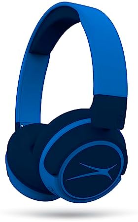 Kid-Safe Wireless Bluetooth Headphones by Altec Lansing – Exceptional Audio for Young Listeners with Volume Limiting Technology – Compact, Foldable Design Perfect for Travel and Everyday Adventures – Compatible with All Devices for Versatile Enjoyment