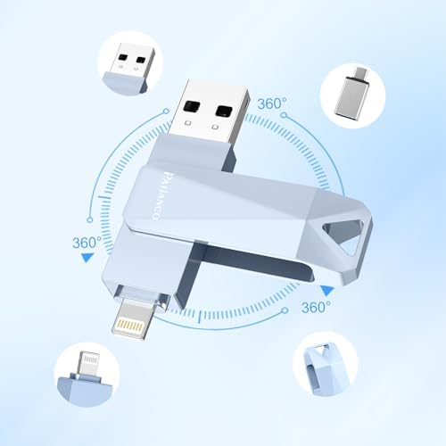 Revolutionize Your Data Storage with the 512 GB MFi Certified USB Flash Drive for i Phone – Stylish Photo Stick for Seamless Backup and High-Speed Transfers, Perfect for i Pad, i Phone, and Computer Users on the Go!
