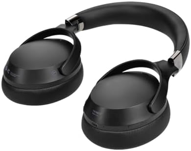 Elevate Your Audio Journey with Monoprice Dual Driver Bluetooth Over-Ear Headphones – Unmatched Active Noise Cancellation, 50 Hours of Immersive Playtime, and Swift USB-C Charging for Every Music Lover