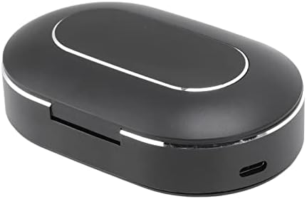 EBTOOLS Waterproof Bluetooth Earbuds – Advanced Noise-Cancelling Sports Headphones with Secure Earhook and Integrated Mic for On-the-Go Listening – Effortless Automatic Pairing and Ultimate Comfort in Sleek Black Finish