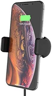 Belkin 10 W Fast Wireless Car Charger with Adjustable Vent Mount – Qi-Compatible Charging Solution for i Phones and Samsung Devices – Effortless On-the-Go Power with Intelligent Safety Features – Stylish Design to Enhance Any Vehicle Interior – Keep Your Focus on the Road with Hands-Free Convenience