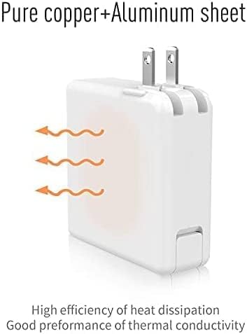 60 W Mac Book Pro Charger with L-Tip Magnetic Connector for Enhanced Compatibility – Lightweight, Portable Design for 13-inch Models (Pre-Mid 2012) – Fast, Safe Charging with Built-In Heat Dissipation and Secure Magnetic Connection – Perfect for Travelers and Everyday Use