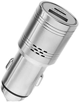 Revolutionary Dual-Port USB-C Car Charger with Integrated Carbon Monoxide Detection – Fast Charging Power Delivery 3.0 & Quick Charge 3.0 Compatible, Engineered from Durable 7 PETAL 304 Stainless Steel for Safety and Longevity, Perfect for i Phone, Samsung Galaxy, Google Pixel, and More