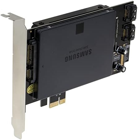 Upgrade Your PC’s Performance with the SEDNA PCIe Dual 2.5-Inch SSD/HDD Adapter – Seamless Storage Expansion with Built-In Power Circuit and Space-Saving Design for Gamers and Content Creators